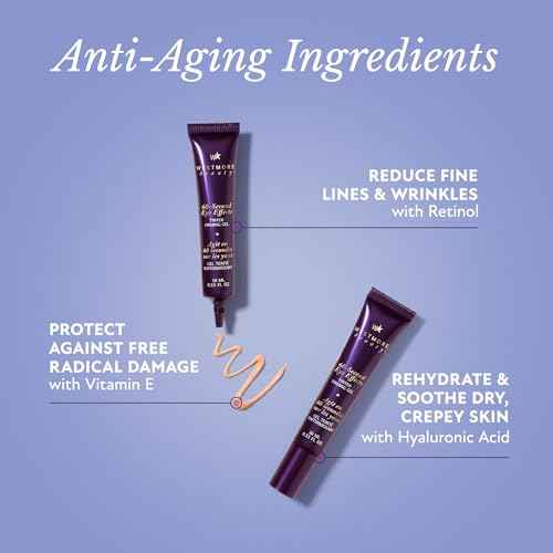Westmore Beauty 60 Second Effects Tinted Firming Gel - Under Eye Cream For Puffiness And Bags Under Eyes - 10 mL Light to Medium - 0.33 Fl Oz