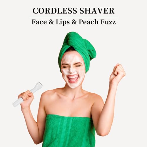 ENSSU Bikini Trimmer Foil Shaver for Women-Waterproof Pubic Hair Trimmer Painless 4 in 1 Body Hair Groomer Facial Hair Removal Lady Grooming Shaver Clipper for Legs,Bikini Lines,Face