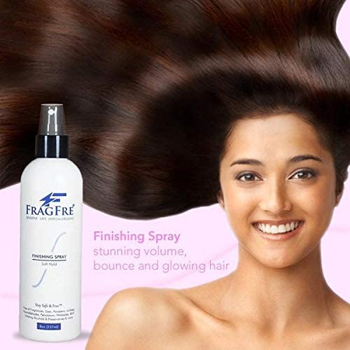 Regine Switzerland Hair Finishing Spray - Flexible Soft Hold for Sensitive Skin | 8 oz, Fragrance-Free & Hypoallergenic