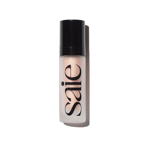 Saie Glowy Super Gel - Hydrating Makeup Primer & Illuminating Serum with Vitamin C - Warmglow (1 oz)