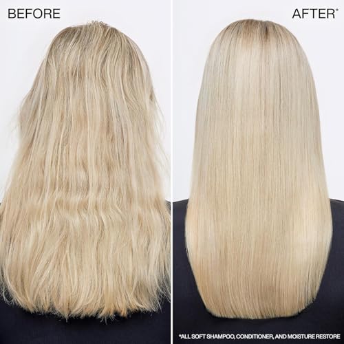 Redken All Soft Shampoo and Conditioner Set For Dry or Brittle Hair - Provides Intense Softness and Shine With Argan Oil, 33.8 Fl Oz