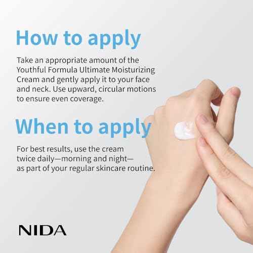 Youthful Formula¢â Ultimate Moisturizing Cream | Centella Asiatica, Niacinamide, Hyaluronic Acid, Collagen | Wrinkles, Fine Lines, Dark Spots, Dry Skin, Redness | 3.38 fl. oz., 100ml