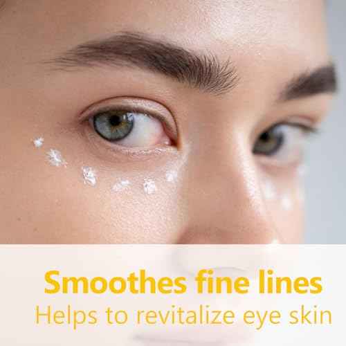 Wake up Eye Gel,Brightening Caffeine Eye Cream for Dark Circles to Hydrate, Minimize Puffiness,0.5 Fl Oz