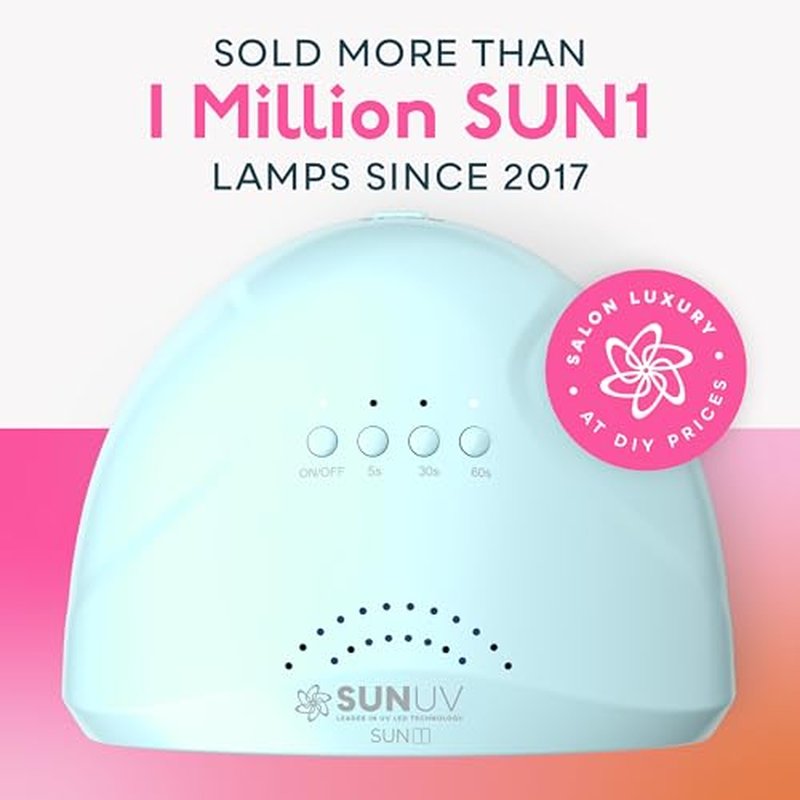 SUNUV UV LED Nail Lamp, Gel Light for Nail Polish UV Dryer with 3 Timers SUNone White