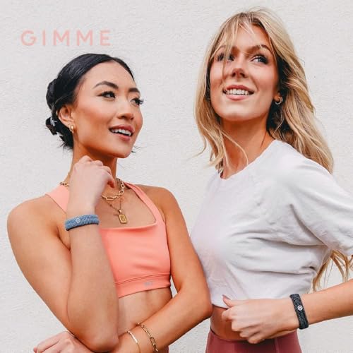 Gimme Beauty Thick Hair Extra Stretch Bands - Patent-Pending Design for Maximum Hold - Premium Ties for Thick & Curly Hair - Sleek & Strong Hold - Black, 6 Pack