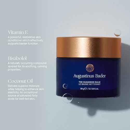 Augustinus Bader The Cleansing Balm ? Luxury Nourishing Cleansing Balm & Makeup Remover ? Gently Melts Away Makeup, Sunscreen & Impurities ? Hydrating, Soothing & Restorative Formula ? 90 g / 3.1 oz