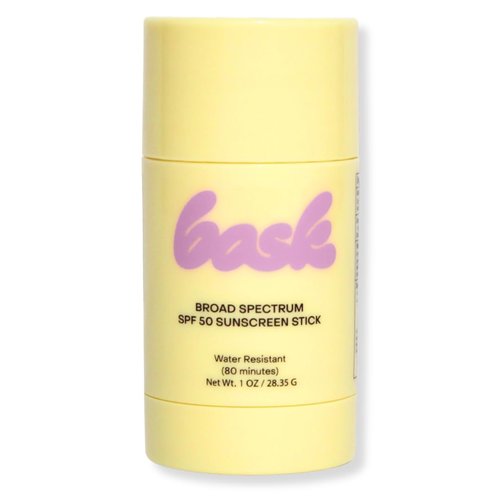 Bask SPF 50 Sunscreen Stick - Fragrance-Free, Reef-Safe Face & Lip Protection | Moisturizing & Travel-Friendly, 1oz