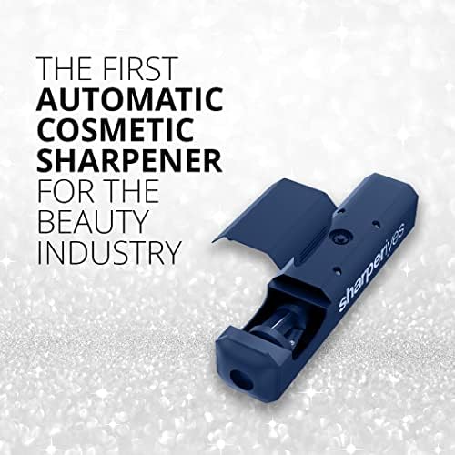 SharperIyes Automatic Sharpener for Cosmetic Wood Pencils Only (Blue) *not intended for plastic gel cosmetic pencils.
