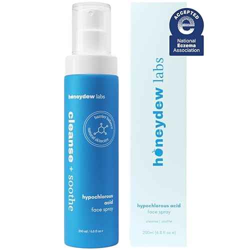Honeydew Labs Hypochlorous Acid Spray ? HOCl Face & Skin Mist for Acne, Eczema & Irritation ? Multi-Purpose Skin Repair ? Eyelid Cleanser, Post-Workout, Post-Procedure, Scalp & Sensitive Skin ? 6.8 oz