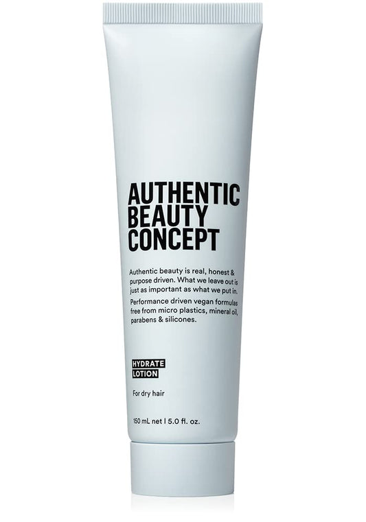 Authentic Beauty Concept Hydrate Lotion - Hydrating Leave-In Cream for Normal to Dry Hair | 5 fl. oz | Vegan & Cruelty-Free