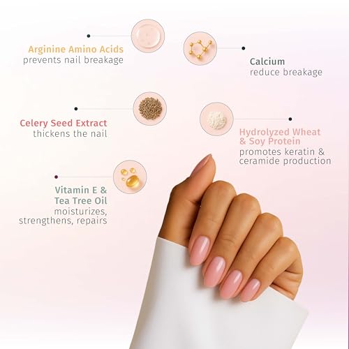 Duri Rejuvacote 1 Original Maximum Strength Nail Growth System Base and Top Coat - Nail Hardener Repair Chipping Strengthen Breaking and Brittle Treatment, by Duri Cosmetics (Pack of 1)