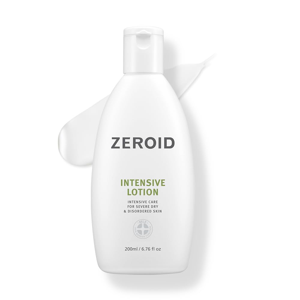 ZEROID | Intensive Lotion | Moisturizer for Dry & Sensitive Skin | 6.76 fl oz (200ml)