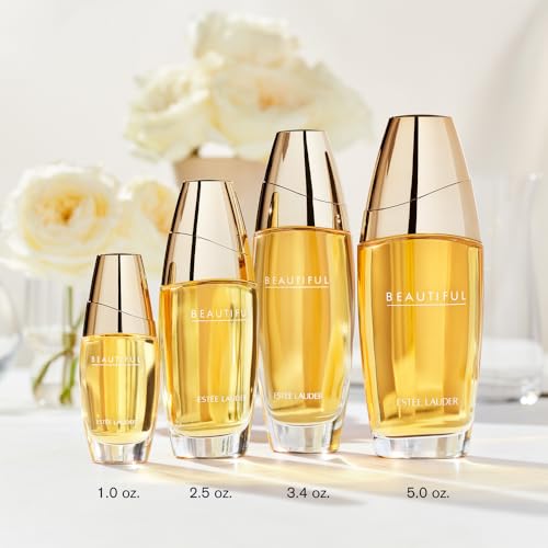 Estée Lauder Beautiful Eau de Parfum Spray with Notes of Rose, Lily, Tuberose & Orange Flower | Perfumes for Women, 1.0 Fl Oz