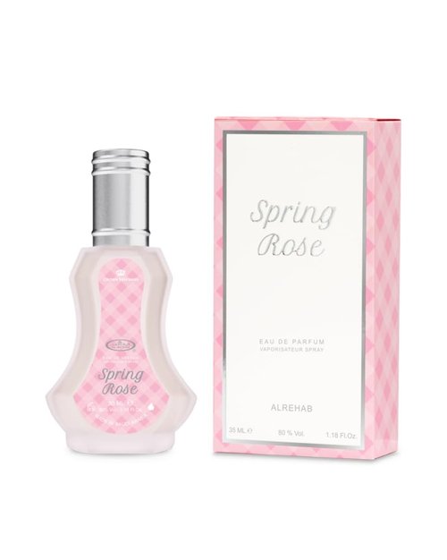 Al Rehab Spring Rose Eau De Parfum Spray for Women, 1.18 Ounce / 35ml