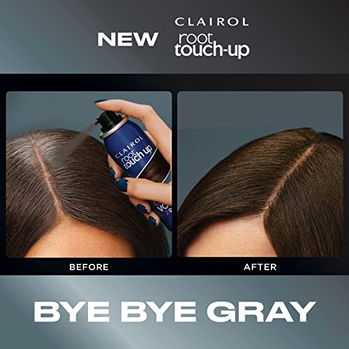 Clairol Root Touch-Up Color + Volume 2-in-1 Temporary Spray, Black Hair Color, Pack of 1