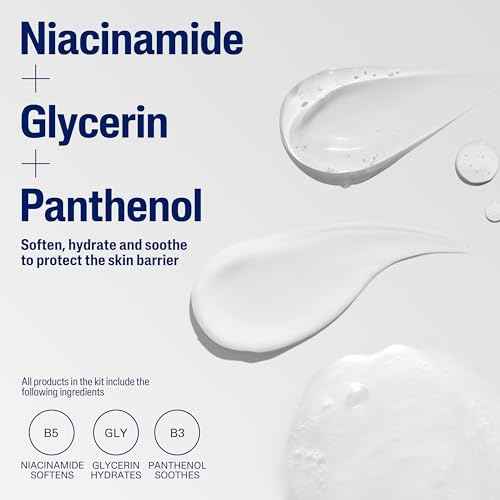 CETAPHIL Skincare Gift Set & Travel Companion for Sensitive Skin | Gentle Skin Cleanser, Daily Facial Cleanser, 2 x Moisturizing Lotion | TSA Approved | Dermatologist Recommended Brand