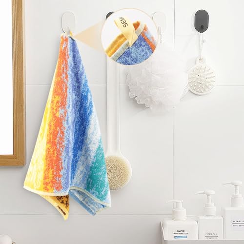 SEMAXE Luxury Bath Towel for Bathroom, 100% Cotton Towel with Hanging Loop, Soft & Absorbent, Gift Box Packaging, 55" L x 27" W, Colorful Towel Wheat Field