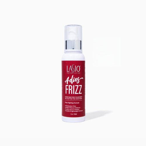 Lasio Adios Frizz Heat Protectant & Styling Spray - Eliminates Frizz, Adds Shine & Softness | 4oz/118ml