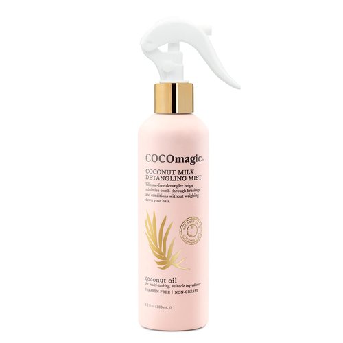 Cocomagic Coconut Milk Detangling Mist - Extra Moisturizing Leave-In Detangler | Boost Shine & Restore Vibrancy | Paraben-Free (8 oz)