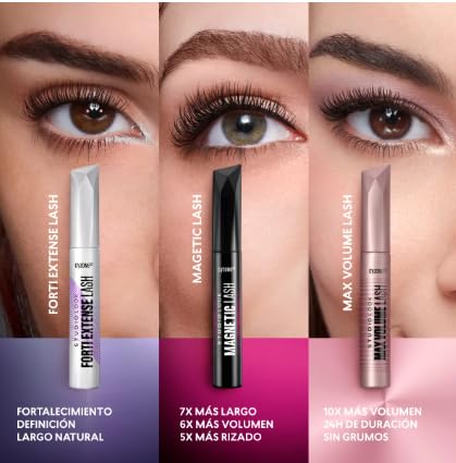 Studio Look Max Volume Lash Mascara - Waterproof Formula for Dramatic Volume | Black 8g / 0.28 oz.
