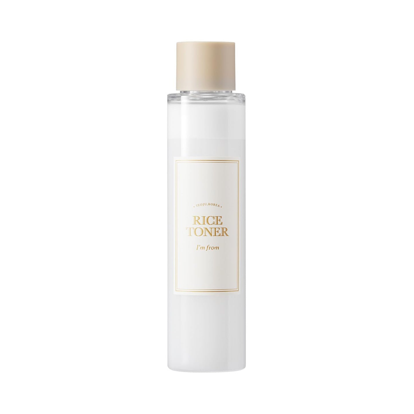 I'm from Rice Toner, Milky Toner for Glowing Skin, Korean Rice, Glow Essence with Niacinamide, Hydrating for Dry, Dull, Combination Skin, Vegan, Fragrance Free, Glass Skin 5.07 Fl Oz