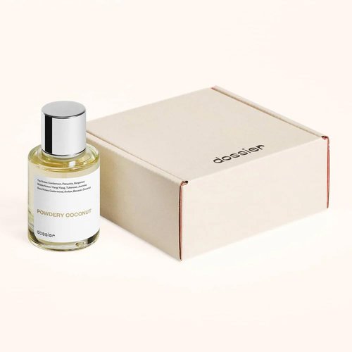 Dossier Powdery Coconut Perfume - Inspired by T. Ford Soleil Blanc | 1.7 Fl Oz (50ml) - Vegan & Paraben Free