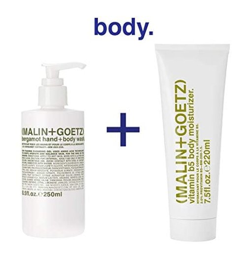 MALIN+GOETZ Hand + Body Wash - Gentle Foaming Cleanser with Botanical Extracts | Hydrating & pH-Balanced, Unisex Scent
