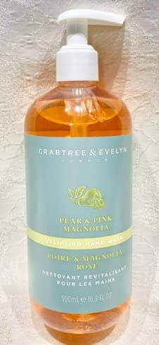 Crabtree & Evelyn Pear & Pink Magnolia Uplifting Hand Wash 16.9 oz