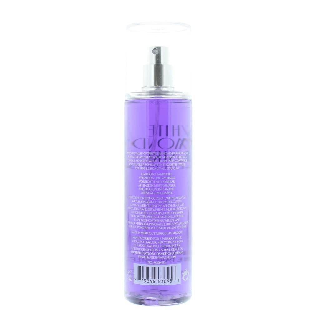 White Diamonds Lustre by Elizabeth Taylor | Fragrance Mist 8 oz - Elegant Scent for Women