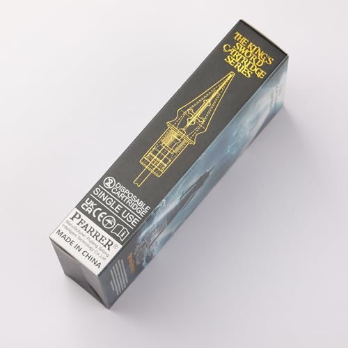 PFARRER Tattoo Needles Cartridge #12 Standard 5 Round Liner X-Taper 20PCS with Membrane Professional Disposable EN01P-20-1205RL