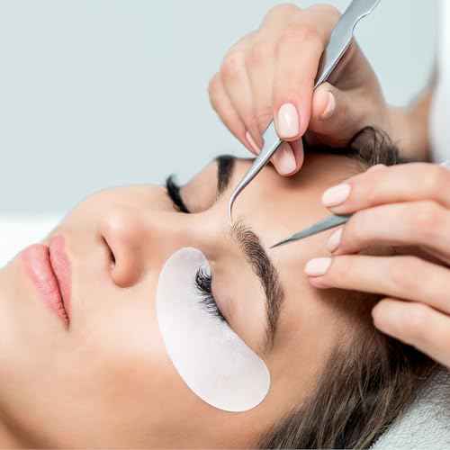 Vaincre 120 Pairs Hydrogel Under Eye Patches, Gel Eye Pads Lash Extensions, Lint Free Eyelash Lash Lift Pads for Eyelash Extension Supplies Tools
