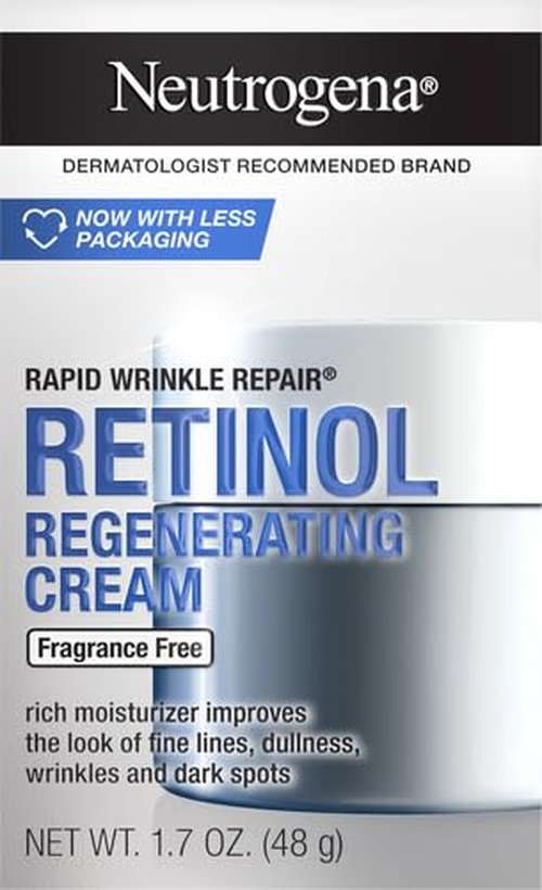 Neutrogena Rapid Wrinkle Repair - Retinol Face Moisturizer with Hyaluronic Acid | Fragrance-Free, 1.7 oz