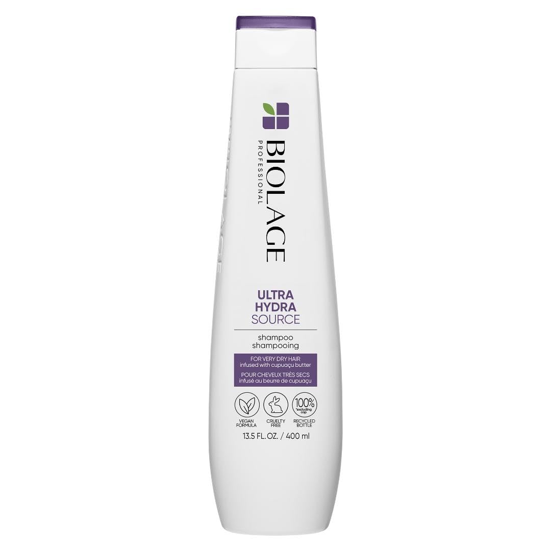 BIOLAGE Ultra Hydra Source Shampoo | Deep Hydrating Shampoo | Moisturizes Hair to Prevent Breakage | For Very Dry Hair | Paraben & Silicone-Free | Vegan | Valentines Day Gift For Her