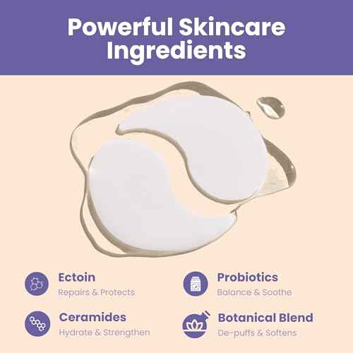 Patchology Skin Remedy Soothing Eye Gels ? Ultra-Soft Hydrogel Undereye Masks with Ectoin, Ceramides & Botanical Blend ? Hydrate, Revive & Refresh Puffy & Tired Eyes ? For All Skin Types (5 Pack)