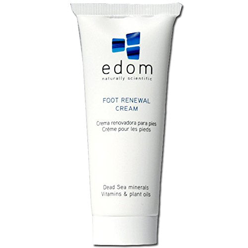 Edom Foot Renewal Cream - Dead Sea Minerals for Soft, Smooth Feet | 3.4 oz