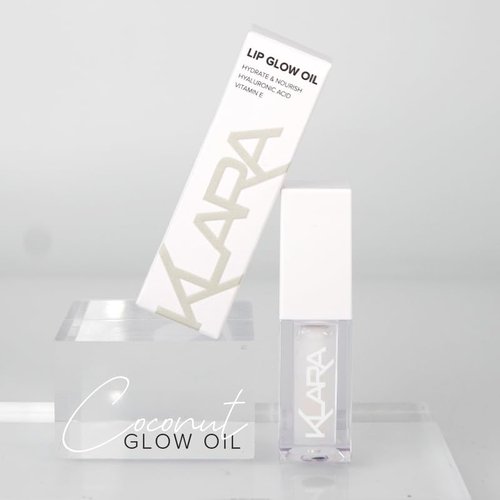 Klara Cosmetics Lip Glow Oil - Hydrating Lip Oil for Glossy, Nourished Lips - Strawberry - 0.2 oz