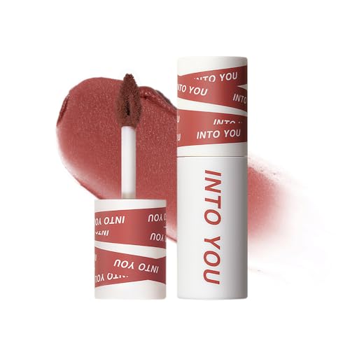 INTO YOU Lipstick For Women, Velvet Matte Finish Lip Stain, Lipstick Long Lasting, Lip Tint, High Impact Lipcolor With Lightweight Lip Mud Texture, Dual-Use For Lips And Cheek, Nude Lipstick (EM08)