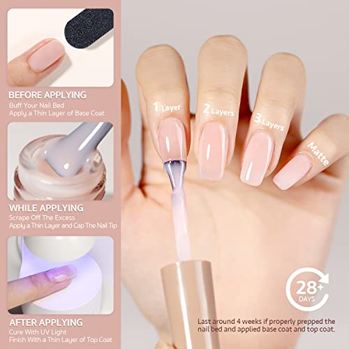 GAOY Deep Blue Gel Nail Polish, 16ml Soak Off Gel Polish, UV Light Cure for Nail Art DIY Manicure at Home, 1532 Midnight Blue