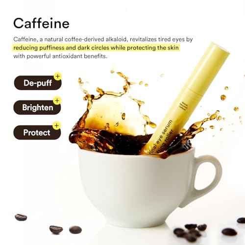 Abib Retinal Eye Serum Lifting Roller 0.5 Fl Oz,15ml | Anti-Aging Eye Applicator for Wrinkles, Puffiness, Dark Circles with Caffeine & Bakuchiol for Under Eyes | Travel Size Skincare Essential