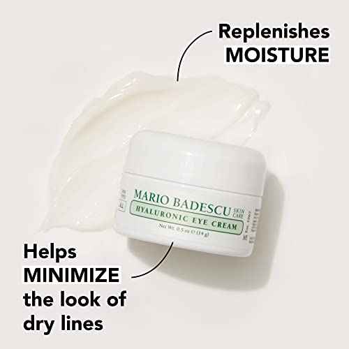Mario Badescu Eye Cream for Dark Circles and Puffiness ? Hyaluronic, Caffeine or Glycolic ? Hydrating, Firming and Anti Aging Overnight Under Eye Care Treatment for Fine Lines and Wrinkles