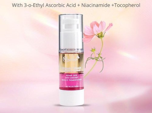Mashata Vitamin C Face Serum - 20% Vitamin C, Niacinamide & Vitamin E | Brightening Anti-Wrinkle Formula, 1 Fl Oz