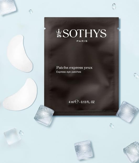 SOTHYS Express Eye Patches - Vitamin C Wrinkle Treatment to Revive Eyes | 0.13 oz x 10 Patches