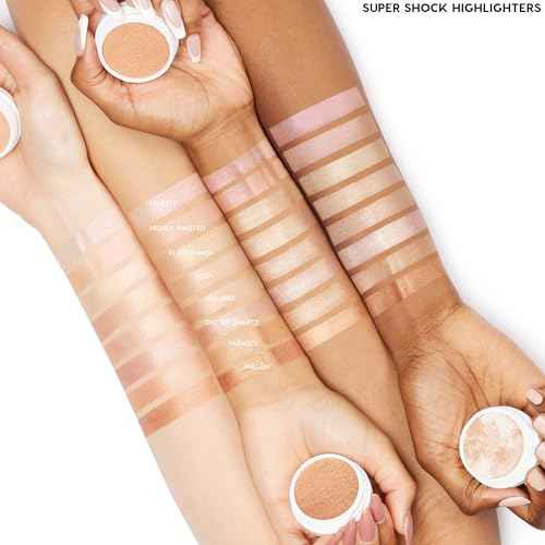 ColourPop Super Shock Highlighter Makeup - High-Pigment, Cr?me-Powder Face Makeup - Buildable & Blendable Formula with a Unique Bouncy Texture - Flexitarian (0.15 oz)
