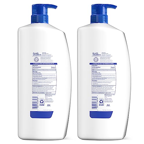 Head & Shoulders 2-in-1 Dandruff Shampoo and Conditioner Set, Clinically Proven Dandruff & Itch Relief, Lemon-Lime Scent of Old Spice Pure Sport, Nourish Scalp & Hair, 31.4 Fl Oz Each, 2 Pack