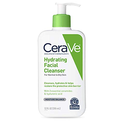 CeraVe Hydrating Facial Cleanser, 12 Ounces Each (1 Pack)