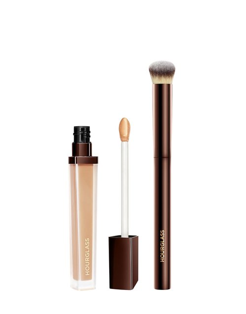 Hourglass Vanish Airbrush Concealer - Cotton Shade with Seamless Finish Brush Set | Flawless Coverage
