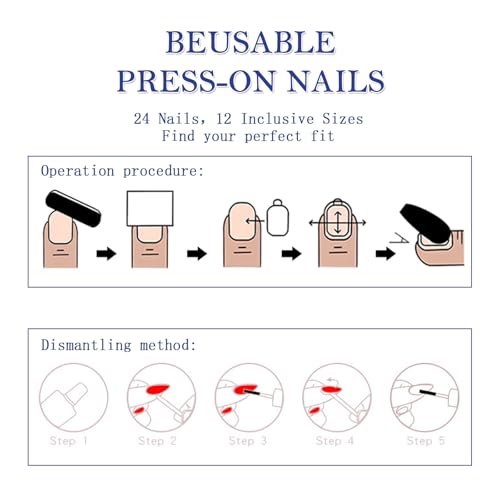 Christmas Press On Nails Short Square, 24Pcs Christmas Fake Nails Christmas Nail Accessories for Women Girls Red, Green & Silver Foil with Christmas Tree Design, Easy DIY Holiday Nail Kit