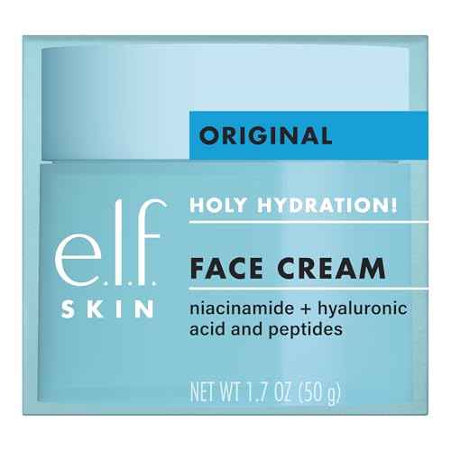 e.l.f. SKIN Holy Hydration! Face Cream, Moisturizer For Nourishing & Plumping Skin, Infused With Hyaluronic Acid, Vegan & Cruelty-Free, 1.7 Oz
