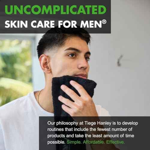 Tiege Hanley Men¡¯s Skin Care Set, Essential Routine (System Level 1) ? Face Wash, Scrub & Moisturizer for Healthier, Hydrated Skin | Daily Men¡¯s Skin Care Kit for Sensitive skin & Dryness Protection