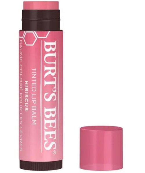 Burt's Bees Tinted Lip Balm Set - Nourishing Color in Red Dahlia, Hibiscus & Zinnia